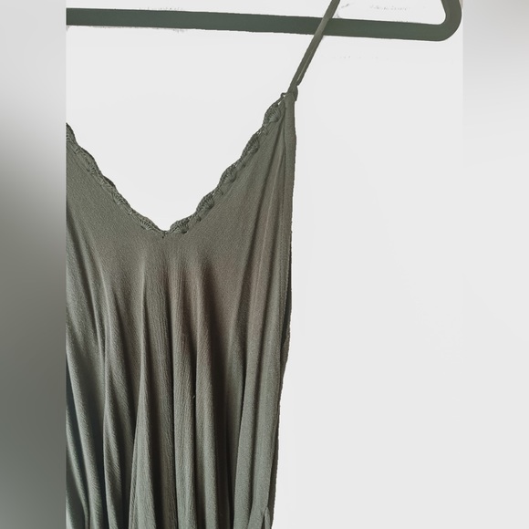 Vici Collection Wide Leg Jumpsuit with Tie - Picture 3 of 4